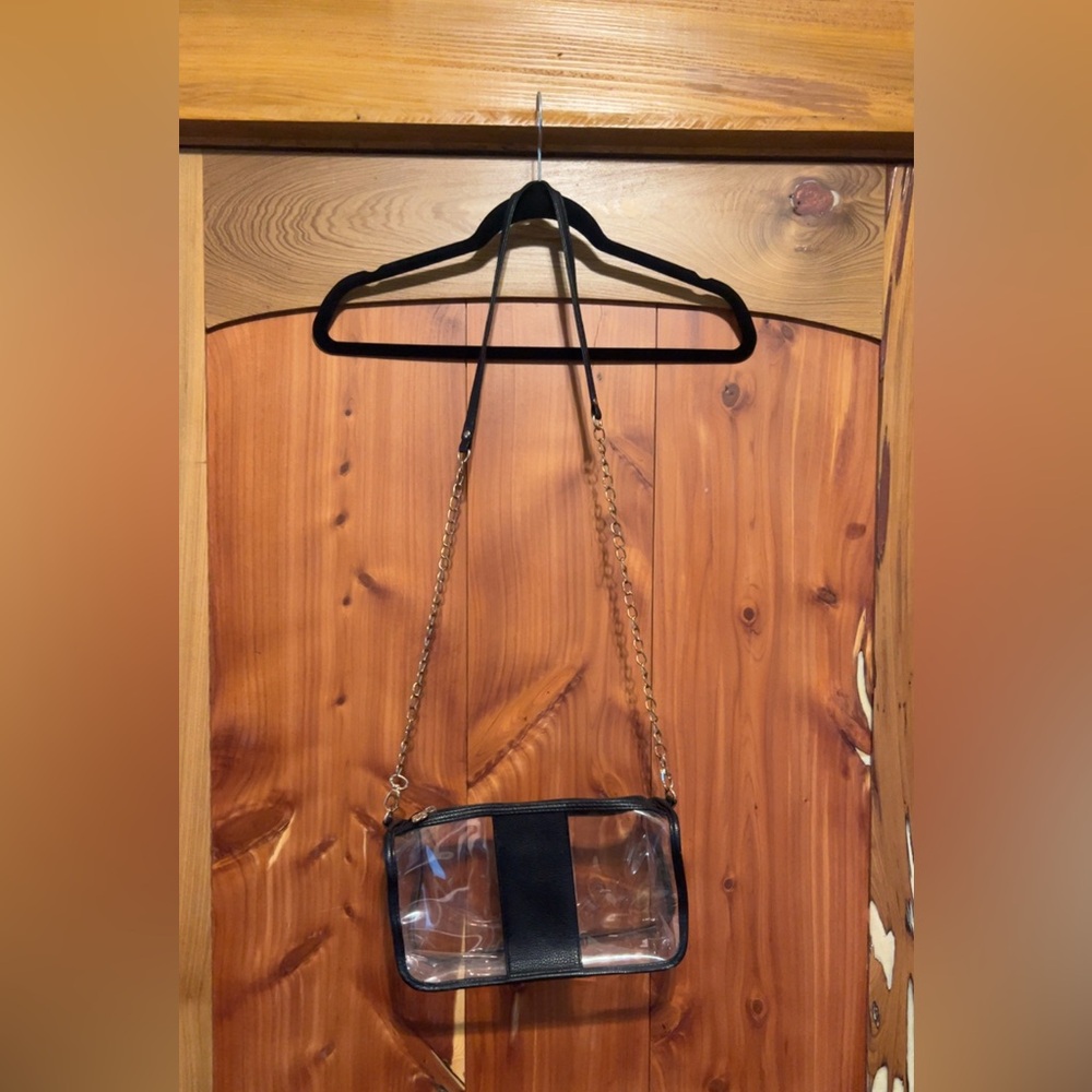 Clear purse perfect for game day